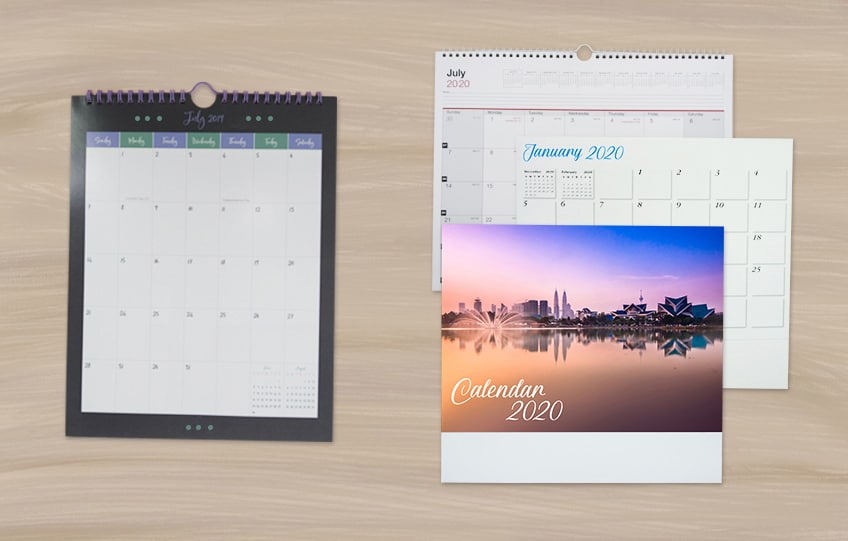 Desk & Wall Mounted Calendar - UPA Press Calendar Manufacturer